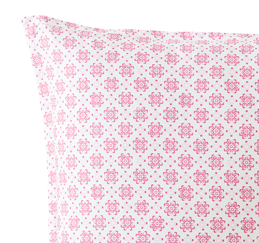 Oleander European Pillowcase Pink