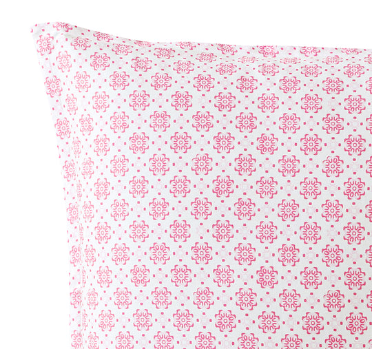 Oleander European Pillowcase Pink
