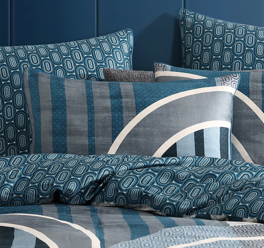 Pathway Quilt Cover Set Range Teal