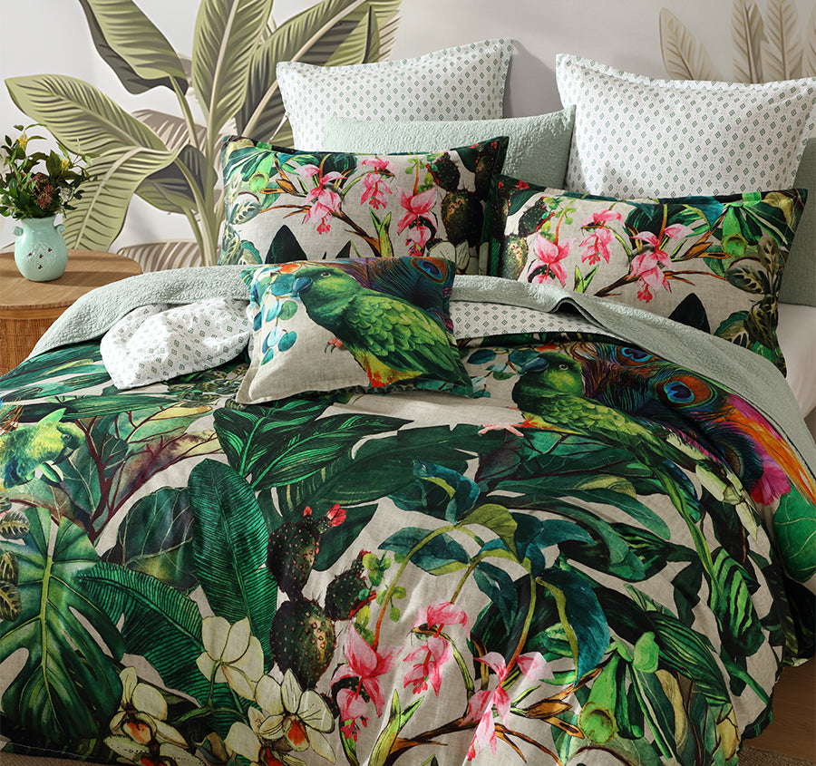 Piper Quilt Cover Set Range Forest