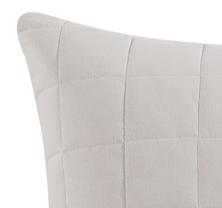 Rhodes 45x45cm Filled Cushion Silver