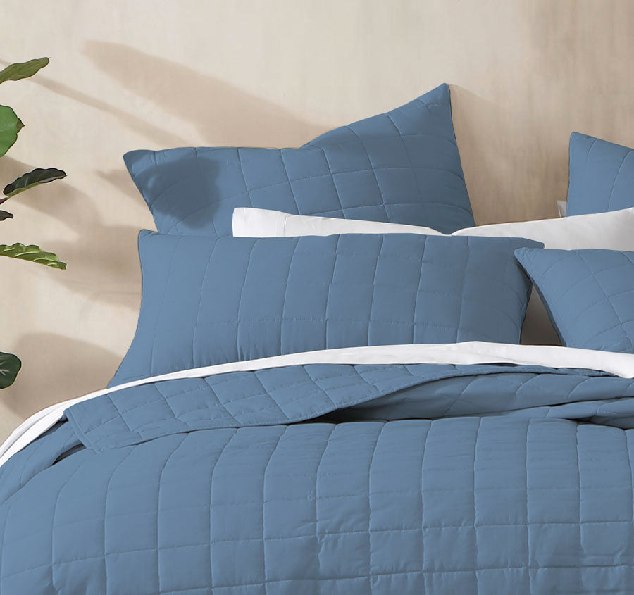 Rhodes Coverlet Range Steel