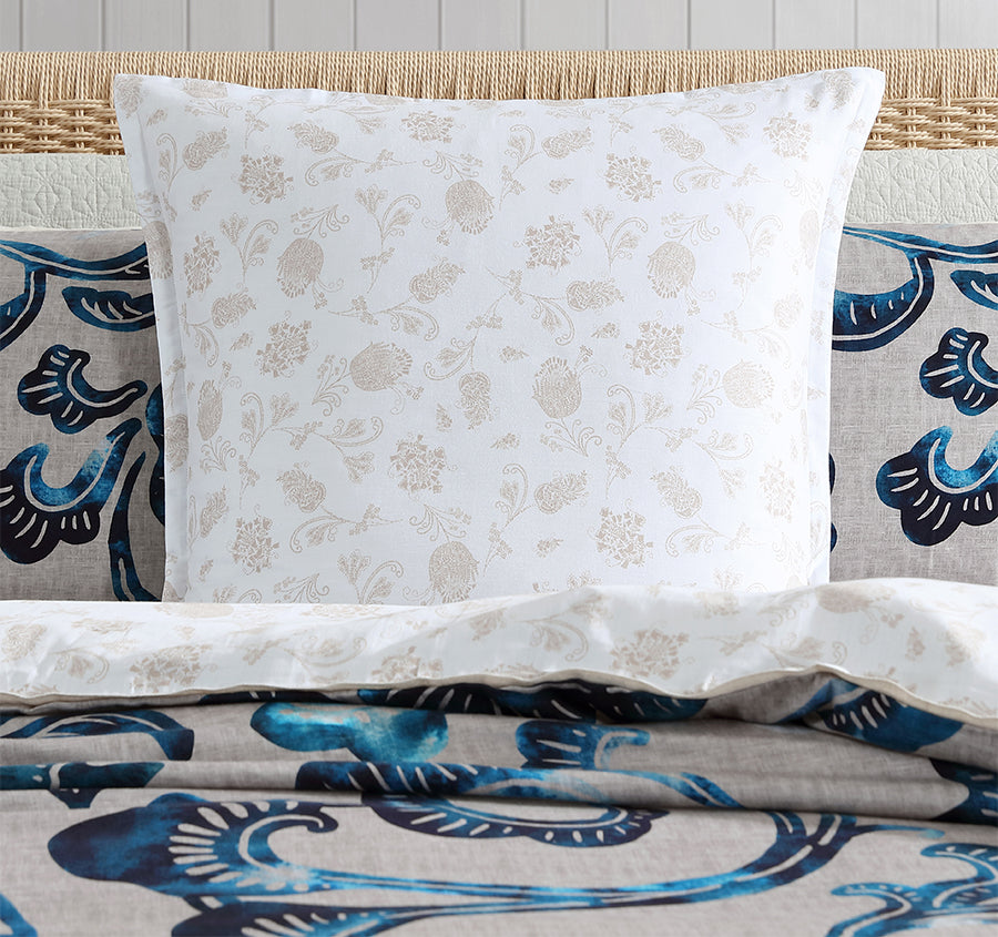 Sardinia Coast European Pillowcase Oatmeal