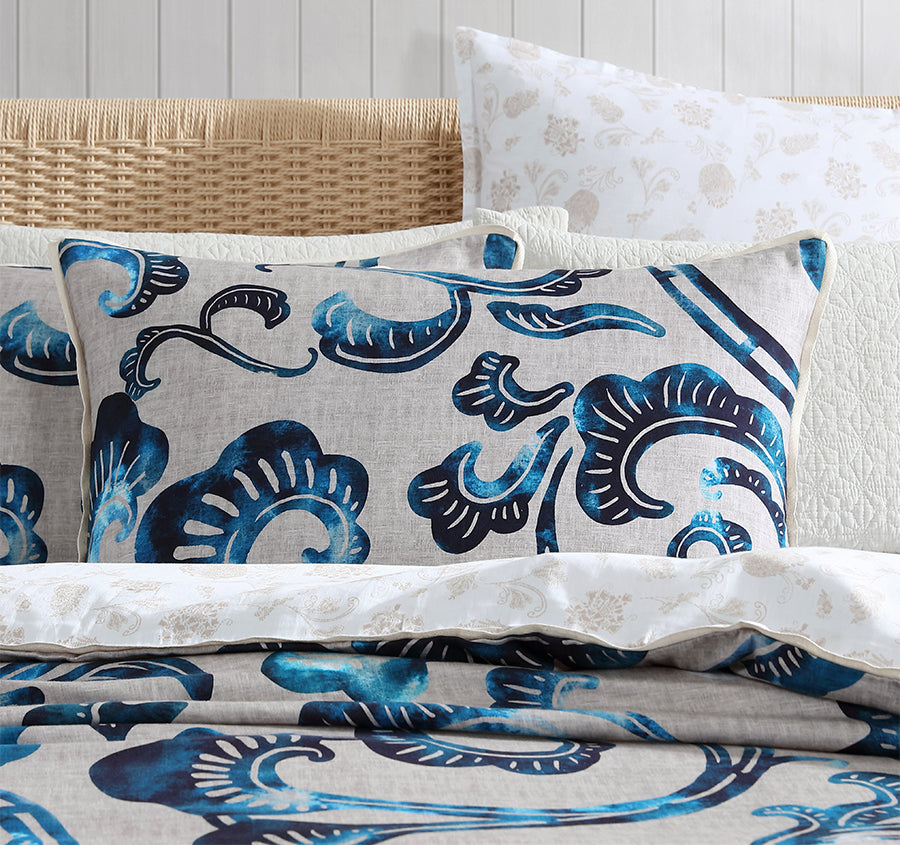 Sardinia Coast Quilt Cover Set Range Oatmeal