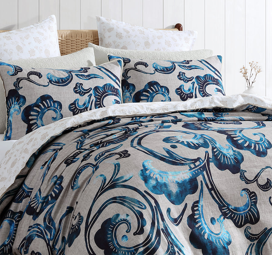 Sardinia Coast Quilt Cover Set Range Oatmeal
