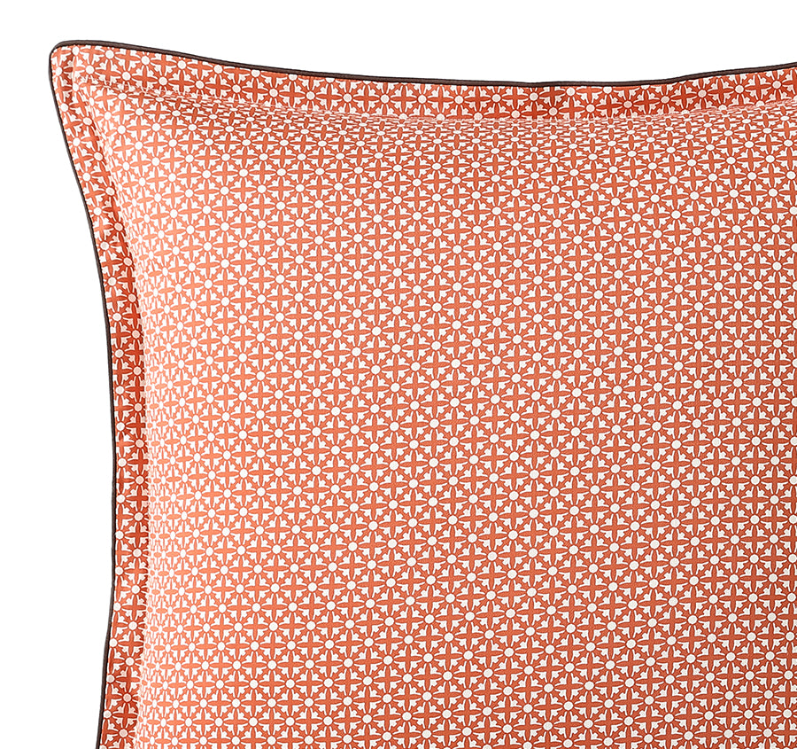 Sekani European Pillowcase Rust