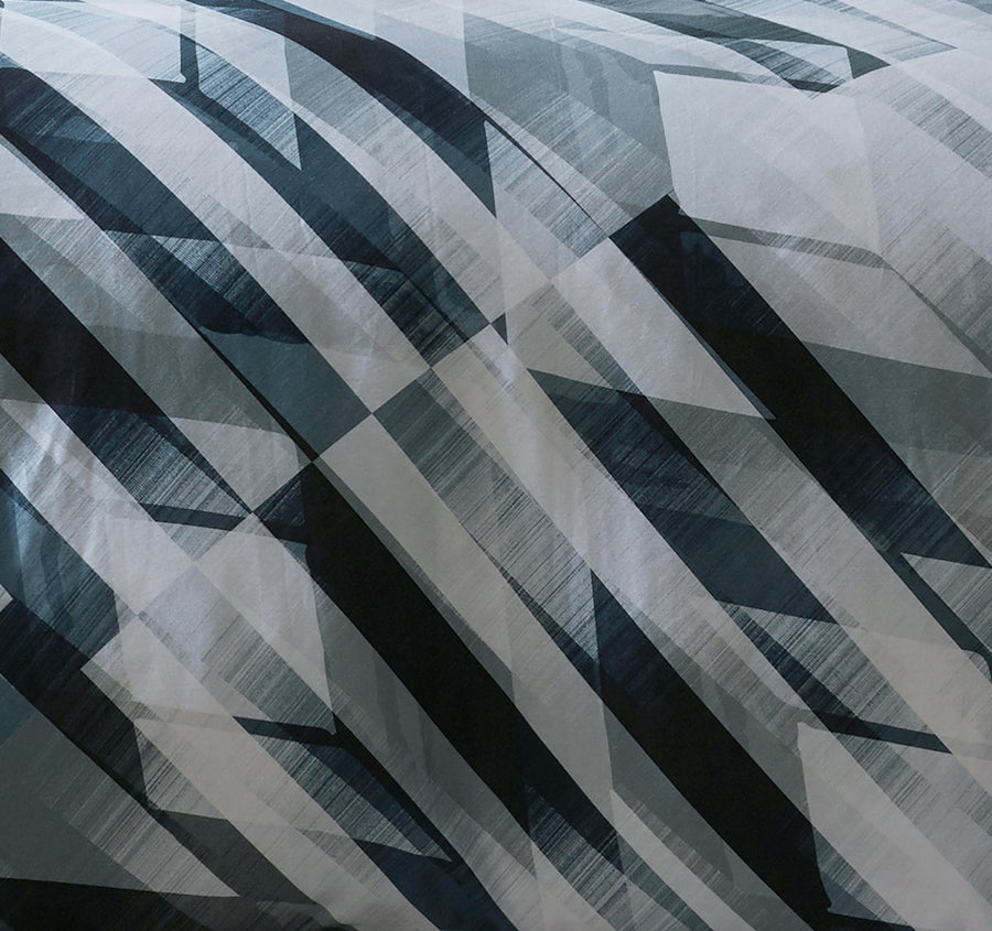 Soren Quilt Cover Set Range Ink