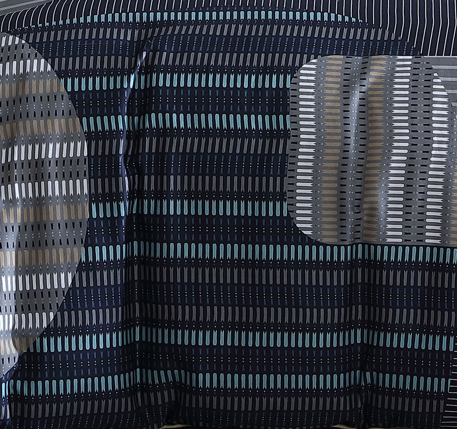 Statham Quilt Cover Set Range Navy