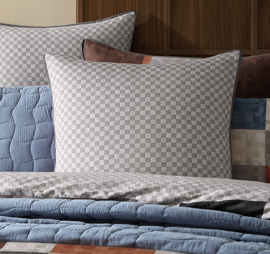 Stonehaven European Pillowcase Chocolate