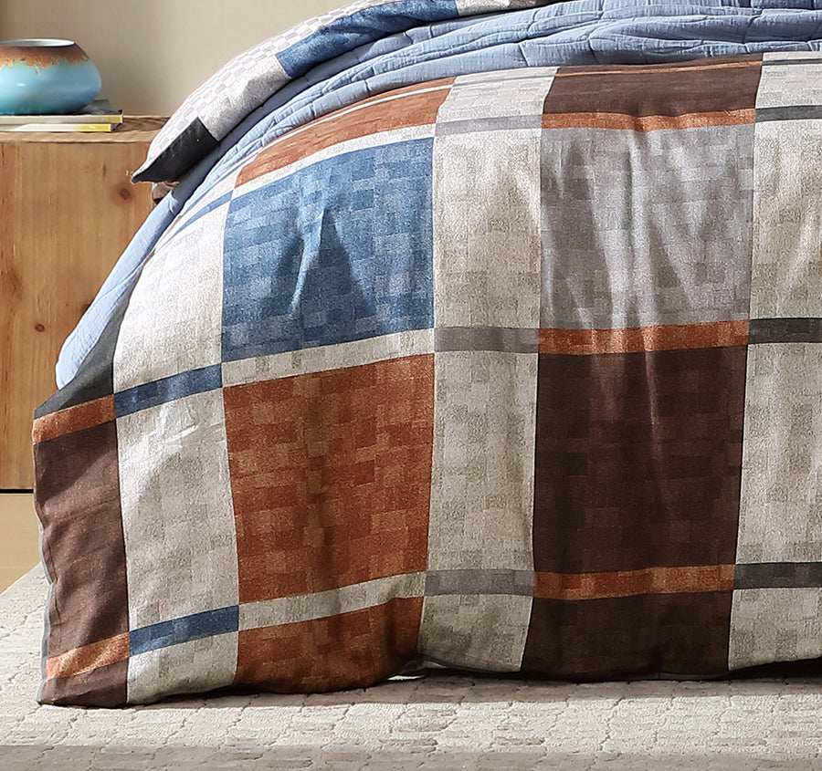 Stonehaven Quilt Cover Set Range Chocolate