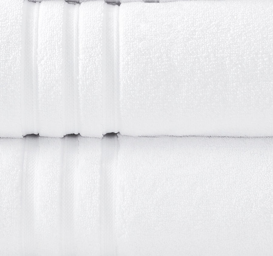 Super Duet 6 Piece 575GSM Cotton Towel Set White