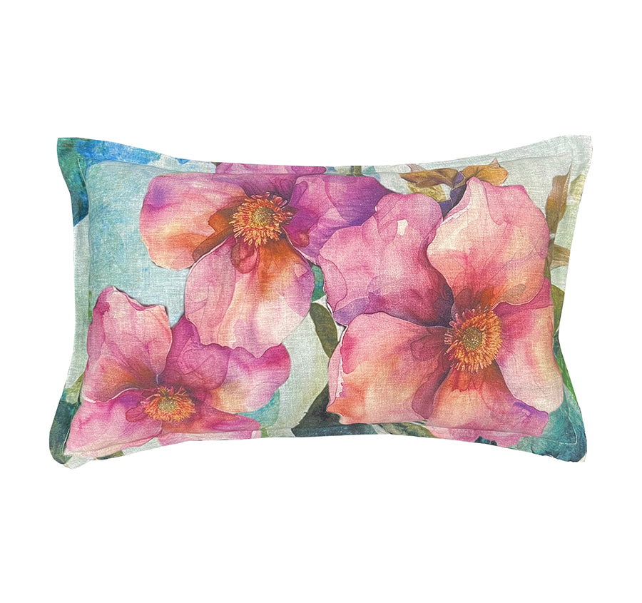 Valentine 30x50cm Filled Cushion Teal