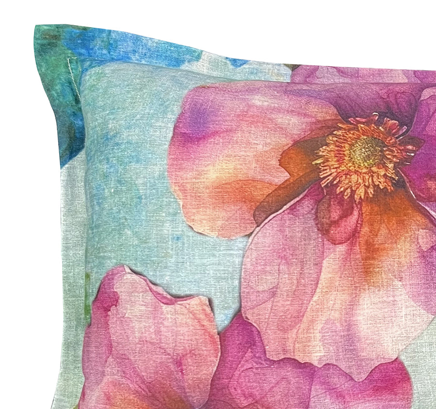 Valentine 30x50cm Filled Cushion Teal