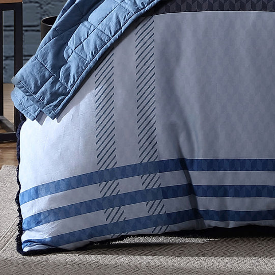 Yarmouth Quilt Cover Set Range Blue