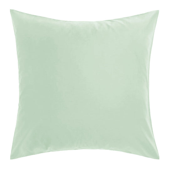 250THC Poly Cotton Percale European Pillowcase Sage