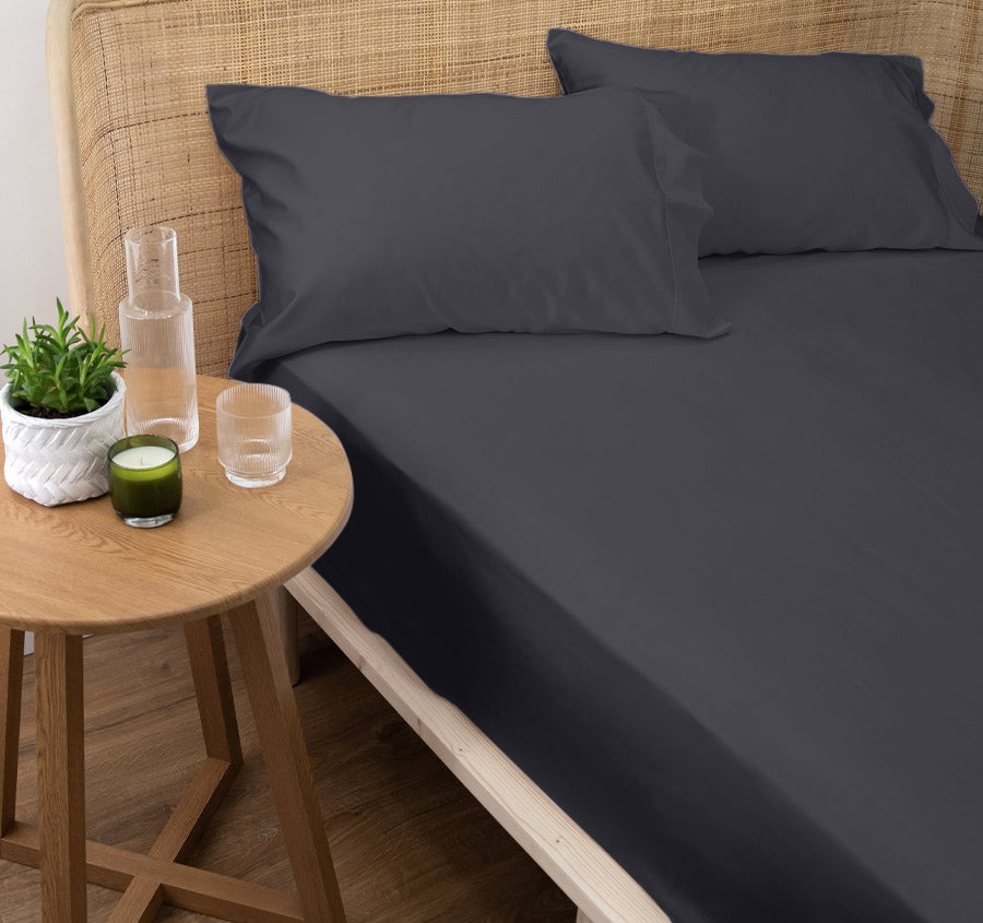 400THC Egyptian Luxury Mega Fitted Sheet Range Granite