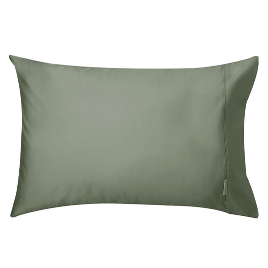400THC Egyptian Luxury Standard Pillowcase Pair Moss