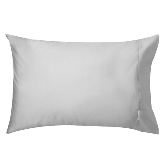 400THC Egyptian Luxury Standard Pillowcase Pair Silver