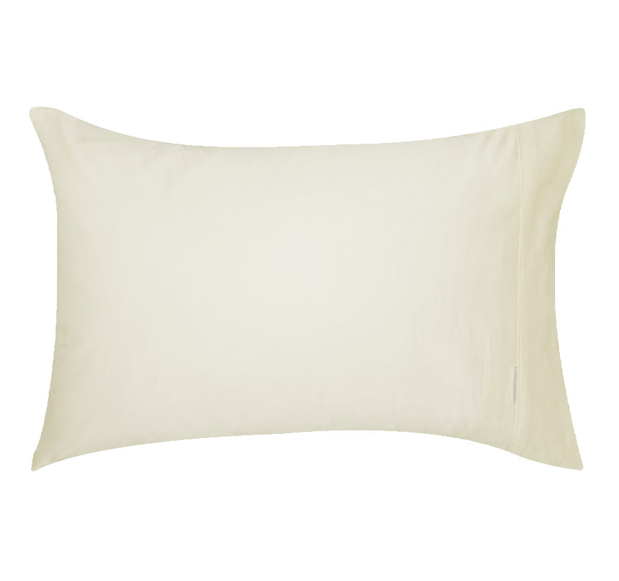 Hotel Grande 400THC Egyptian Cotton Sateen King Pillowcase Vanilla