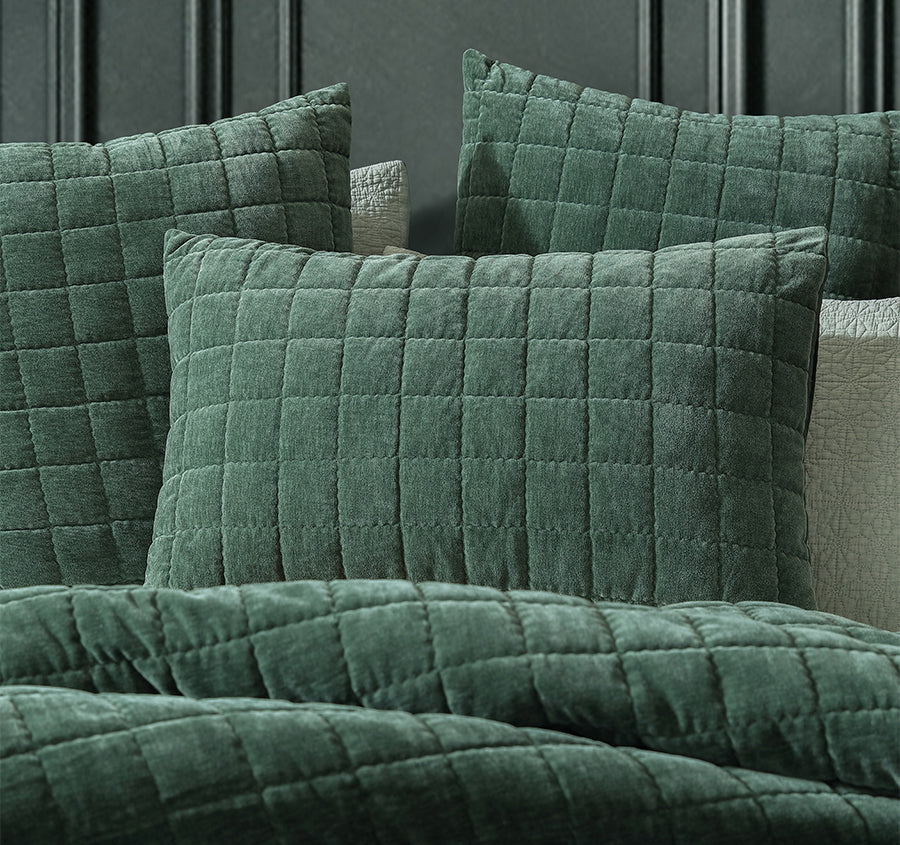 Apollo Quilt Cover Set Range Cilantro