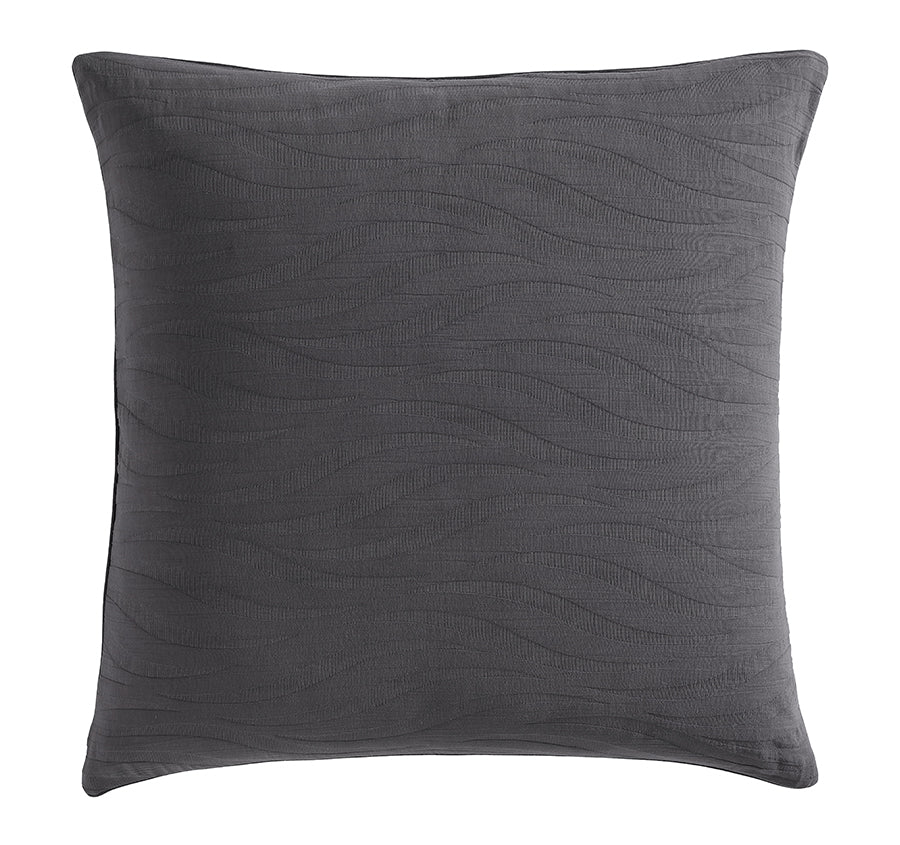Ariel European Pillowcase Charcoal