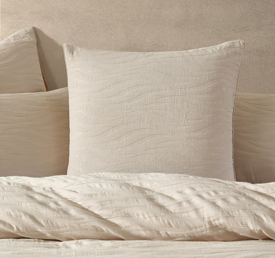 Ariel European Pillowcase Stone