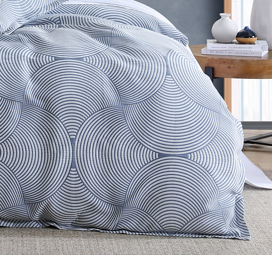 Arlo Quilt Cover Set Range Slate