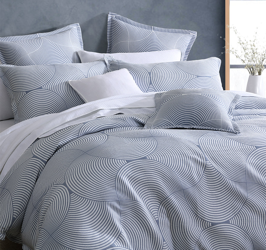 Arlo Quilt Cover Set Range Slate