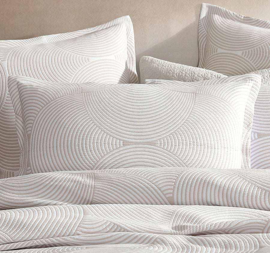 Arlo Quilt Cover Set Range Stone