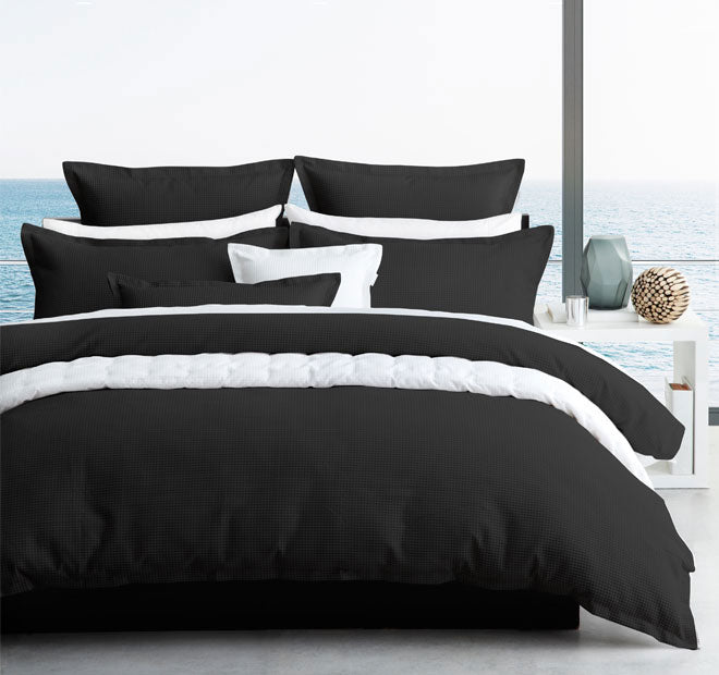 Ascot Quilt Cover Set Range Granite