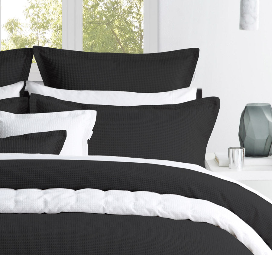 Ascot Quilt Cover Set Range Granite