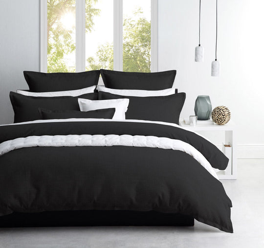 Ascot Quilt Cover Set Range Granite