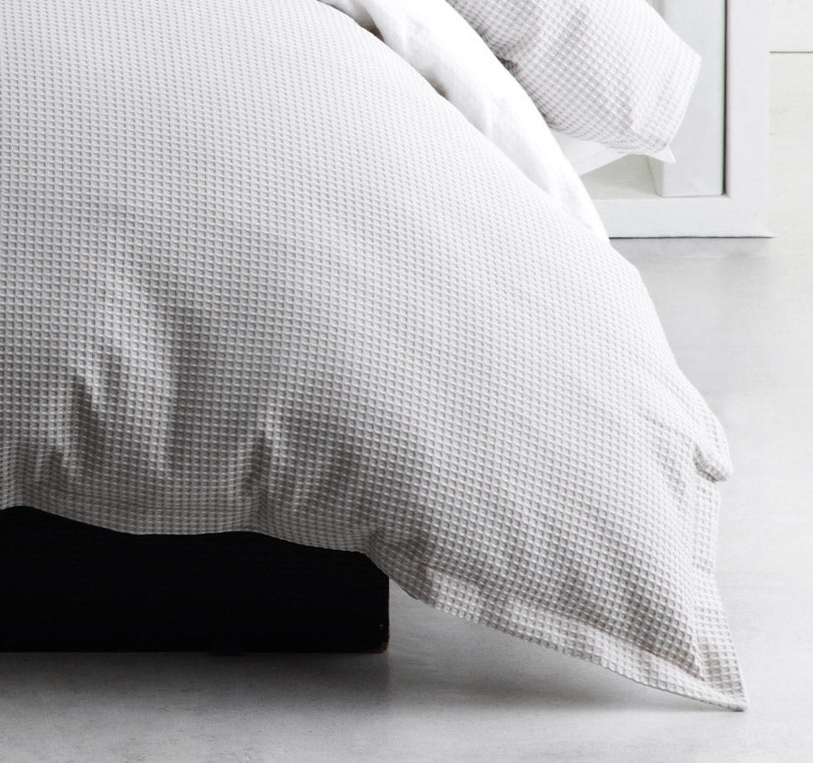 Ascot Quilt Cover Set Range Pewter