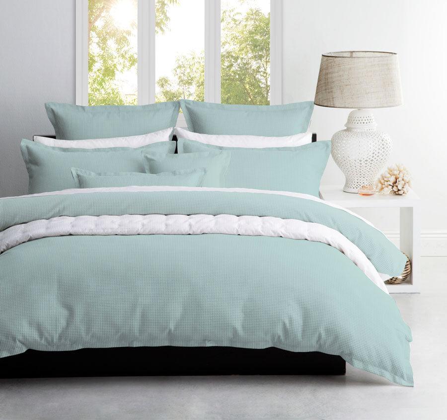 Ascot Quilt Cover Set Range Surf