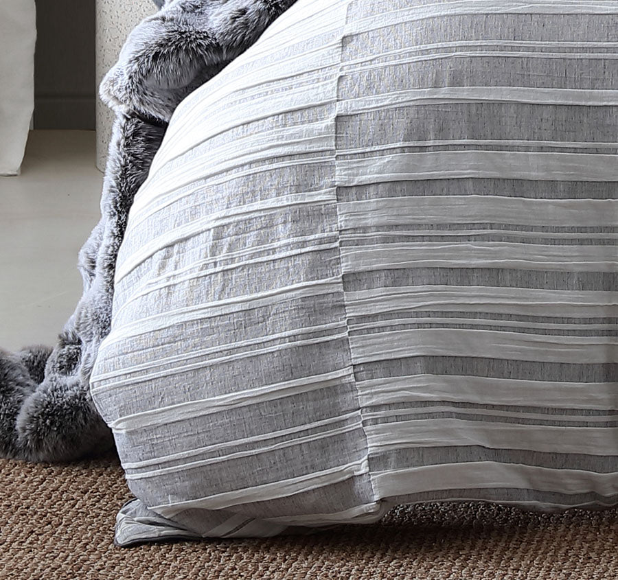 Balmoral Quilt Cover Set Range Ash