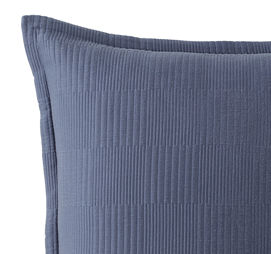 Caspian European Pillowcase Indigo