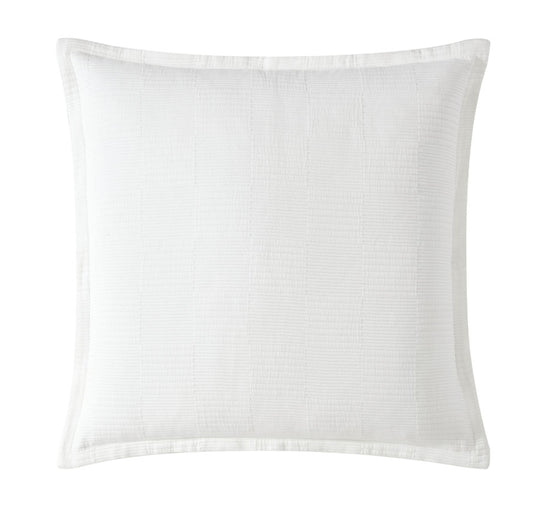 Caspian European Pillowcase White