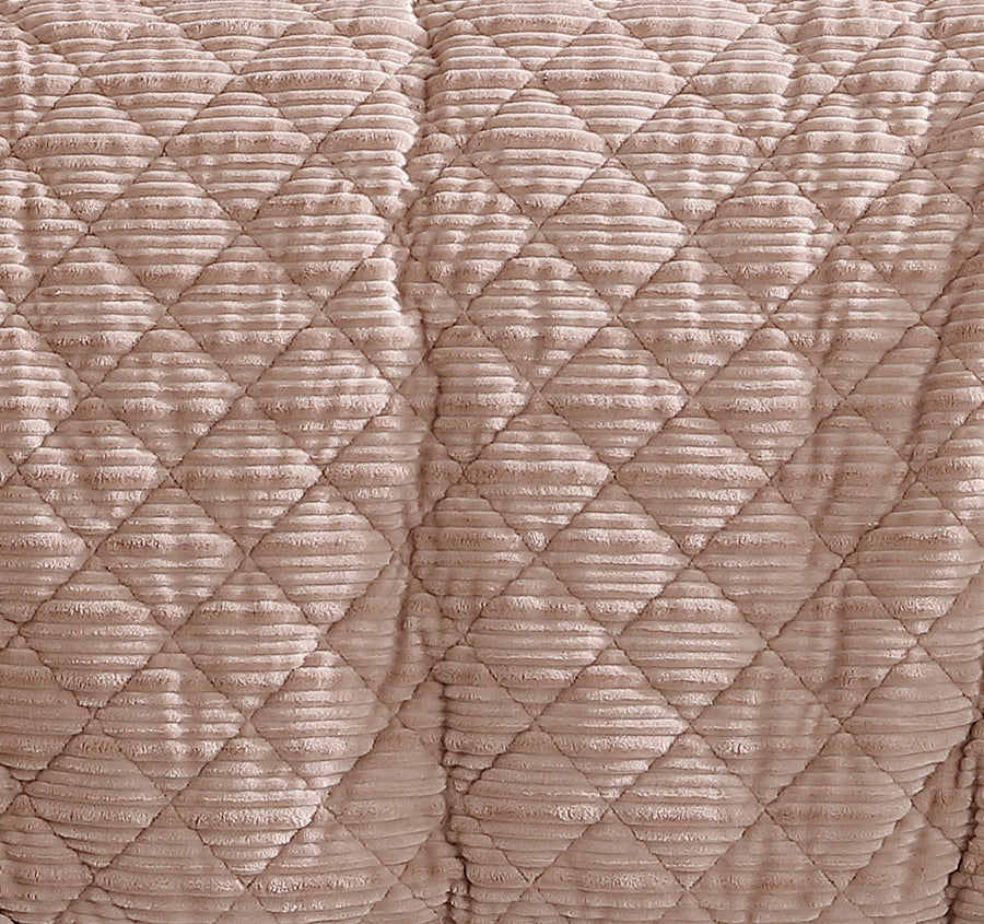 Corbin Quilt Cover Set Range Blush