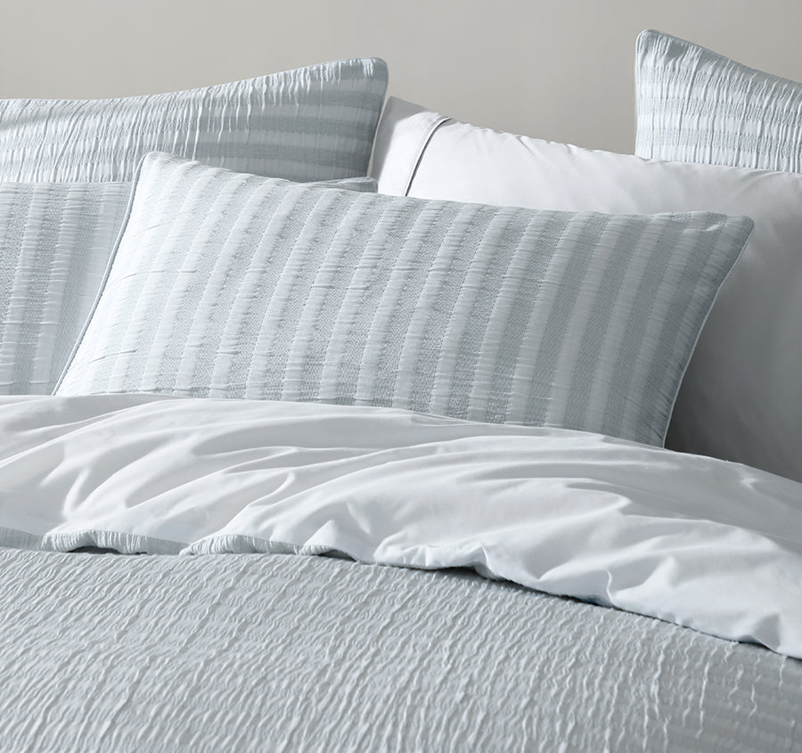 Emmet Quilt Cover Set Range Sage