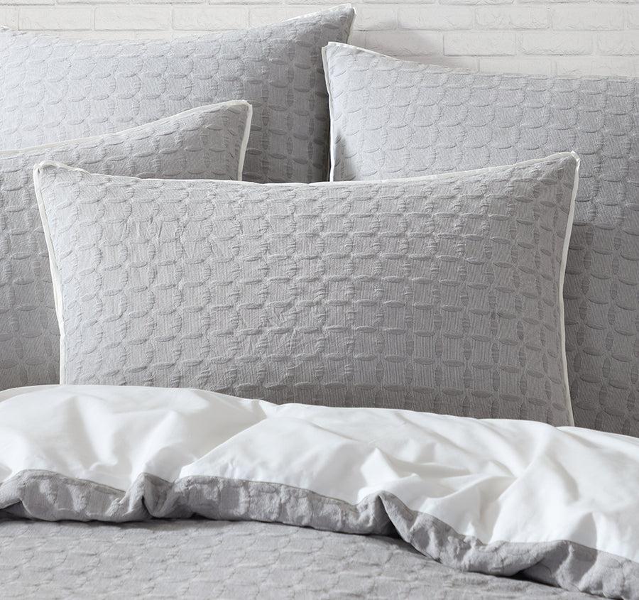 Flo Quilt Cover Set Range Fog