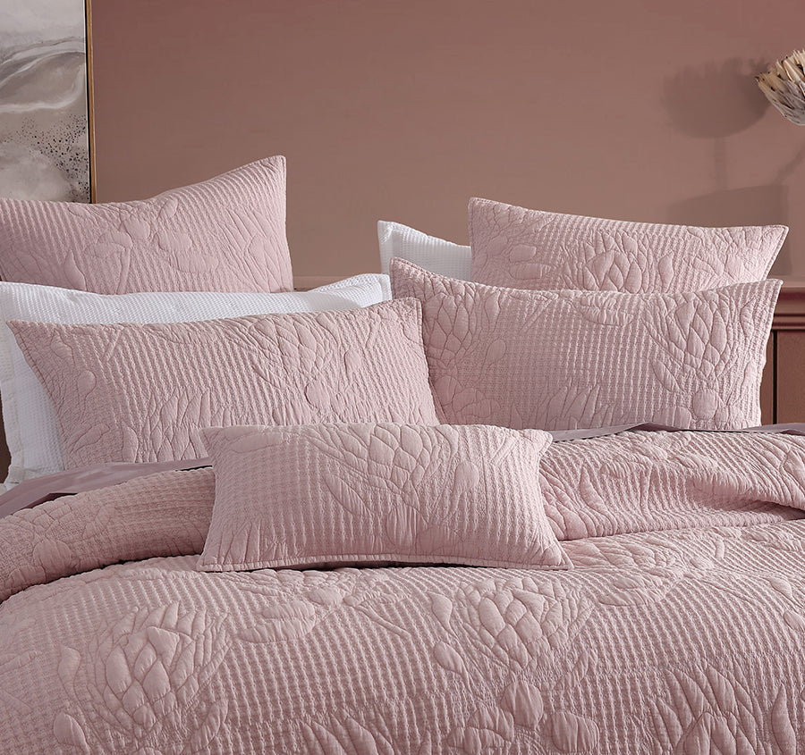 Flourish Quilt Cover Set Range Rose