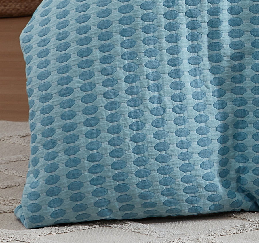 Frankie Quilt Cover Set Range Turquoise