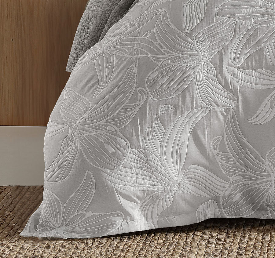 Grace Quilt Cover Set Range Dove