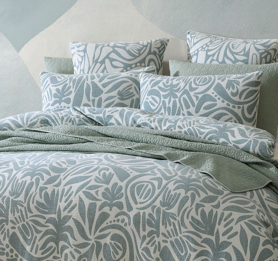 Haven Quilt Cover Set Range Surf