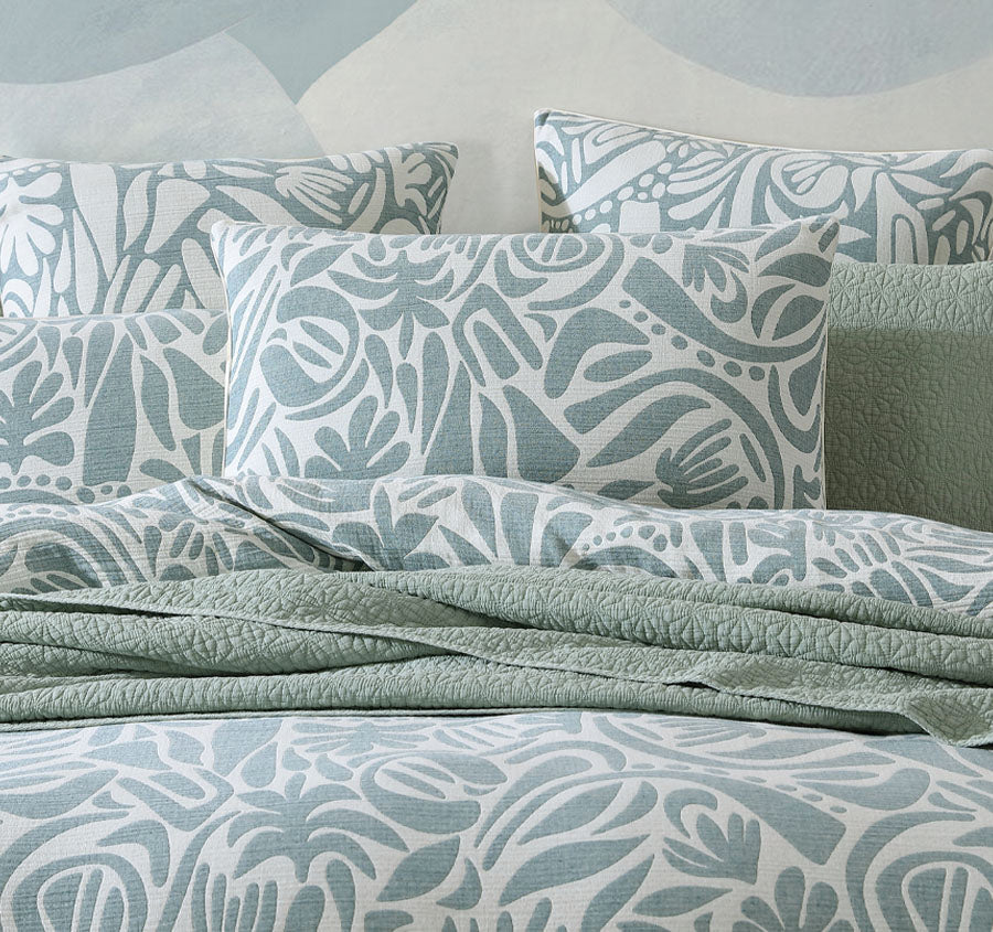 Haven Quilt Cover Set Range Surf