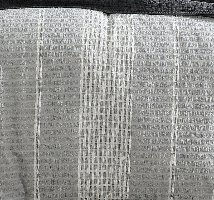 Hurley Quilt Cover Set Range Charcoal