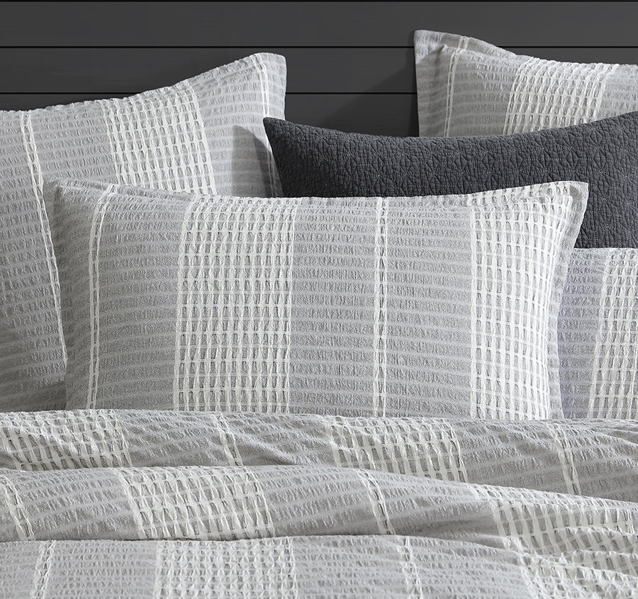 Hurley Quilt Cover Set Range Charcoal