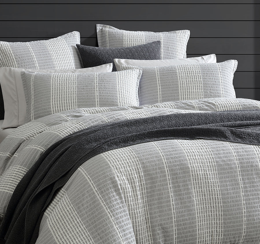 Hurley Quilt Cover Set Range Charcoal