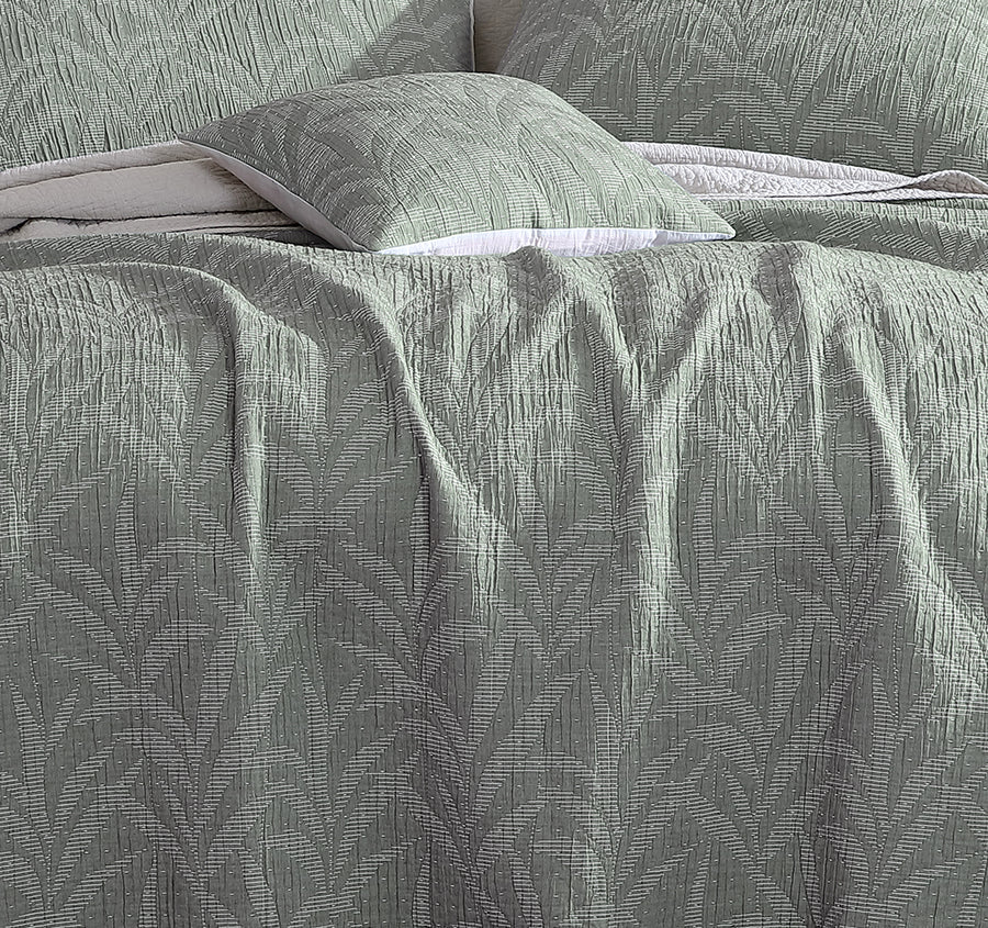 Kailani Coverlet Set Cilantro