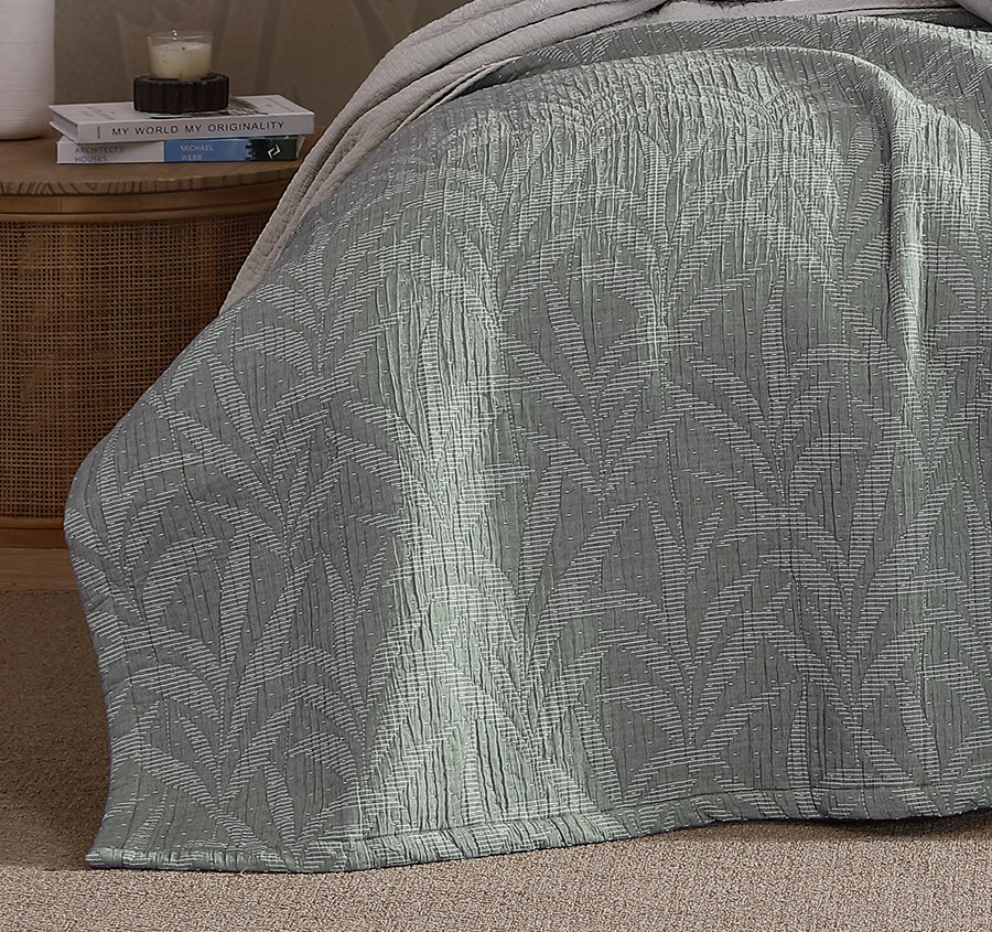 Kailani Coverlet Set Cilantro